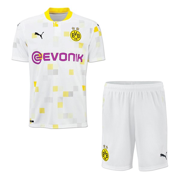 Camiseta Borussia Dortmund 3ª Niños 2020-2021 Blanco